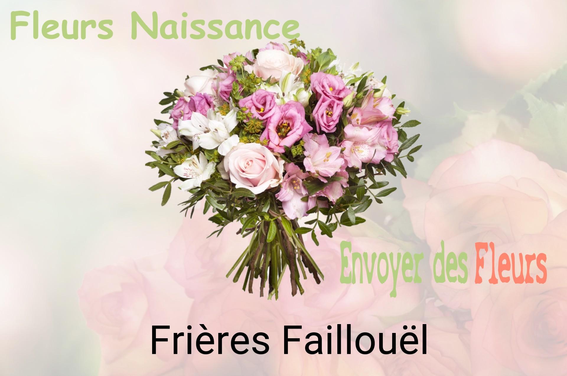 Bouquet de fleurs de naissance livré à Frières-Faillouël